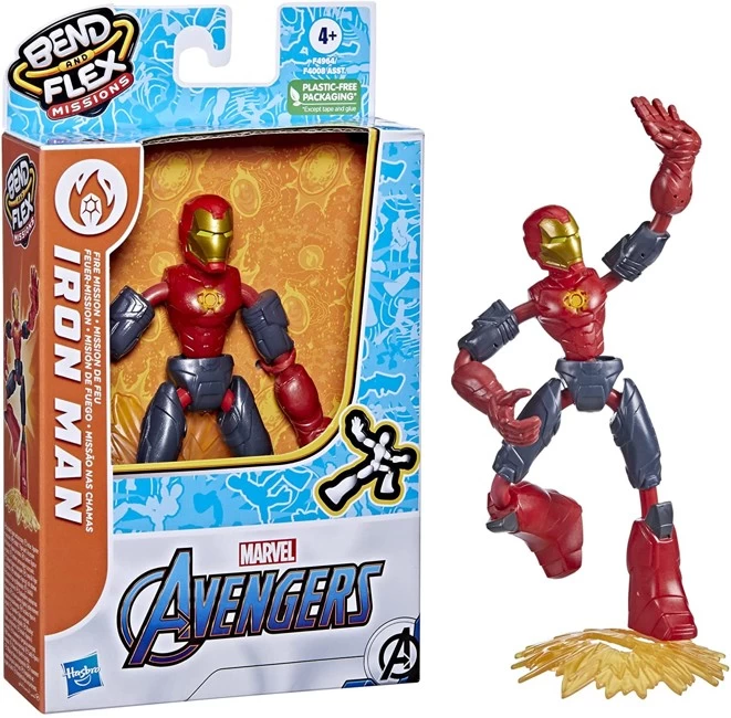Disney Avengers - Bend & Flex - Iron Man Fire Mission (F49645X0) 2 Disney Avengers - Bend & Flex - Iron Man Fire Mission (F49645X0) – Bild 2