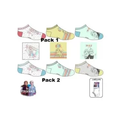 Disney Frozen Kinder Sneaker Socken 3er Pack