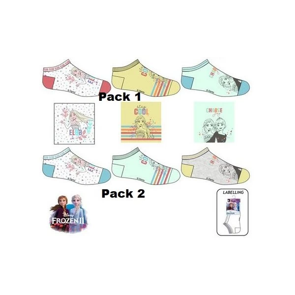 Disney Frozen Kinder Sneaker Socken 3er Pack 1 Disney Frozen Kinder Sneaker Socken 3er Pack