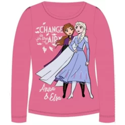 Disney Frozen Langarmshirt Anna Und Elsa Pink