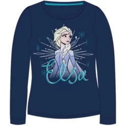 Disney Frozen Langarmshirt Elsa Blau