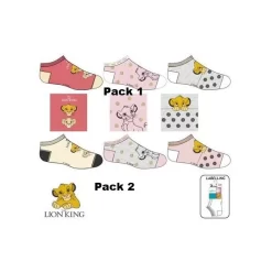 Disney Lion King Kinder Sneaker Socken 3er Pack