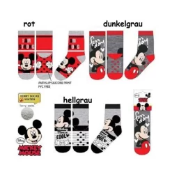 Disney Mickey Kinder Stopper-Socken ABS Socken Kuschelsocken