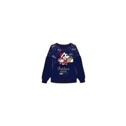 Disney Mickey Sweatshirt Weihnachten Blau