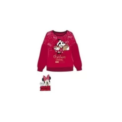Disney Mickey Sweatshirt Weihnachten Rot