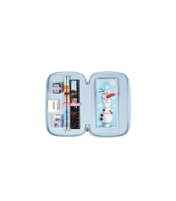 Disney Euromic - Frozen 2 - Backpack + Filled Double Decker Pencil Case - Blue -Disney euromic frozen 2 backpack filled double decker pencil case blue 5