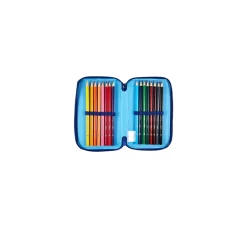 Disney Euromic - Spider -Man - Backpack (16 L) + ​Filled Double Decker Pencil Case - Blue -Disney euromic spider man backpack 16 l filled double decker pencil case blue 5