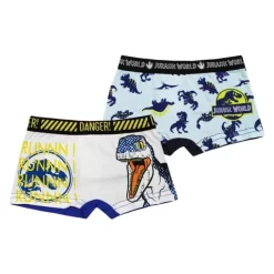 Disney Jurassic World 2er-Pack Boxershorts Für Jungen Dino